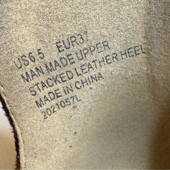 Arider Girl Leopard Print Cutout Ankle Booties Women's 6.5 Slip On Boot - Picture 6 of 8